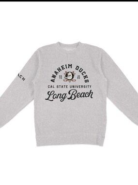 Anaheim Ducks Cal State Long Beach State Night Sweatshirt Size XL SGA 03-06-26